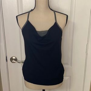 Tank top with built in sports bra